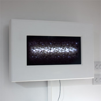 'ephemeral' installed at The London Group Open 17, The Cello Factory, London, UK.